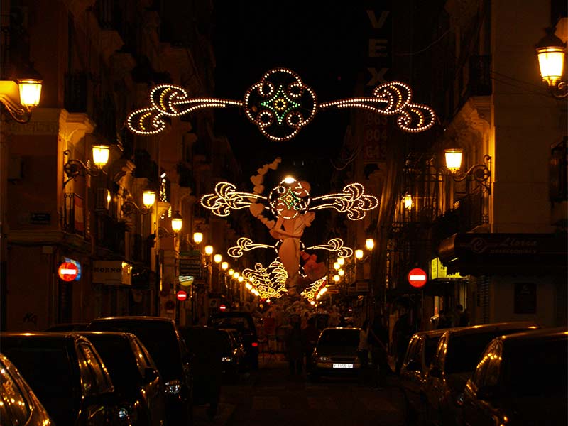 Fallas illumination